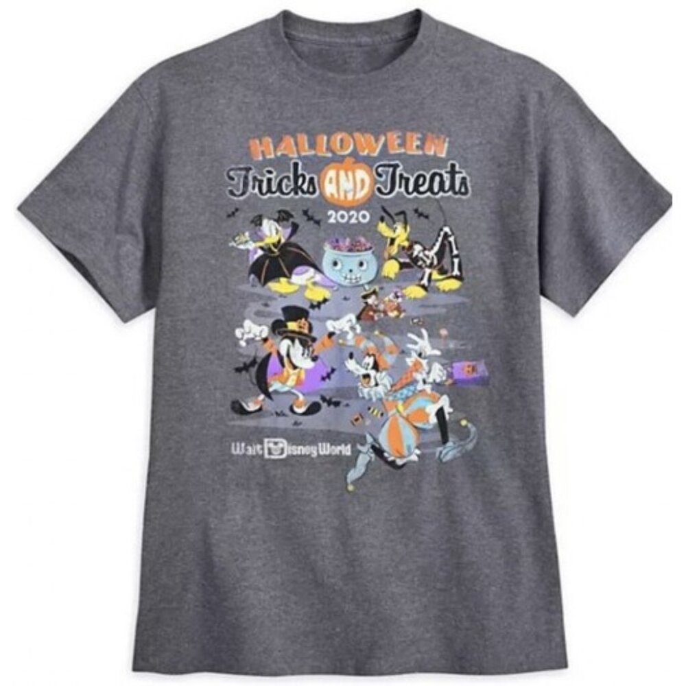 NWT Walt Disney World Resort Halloween Tricks and Treats 2020 Shirt Parks Large